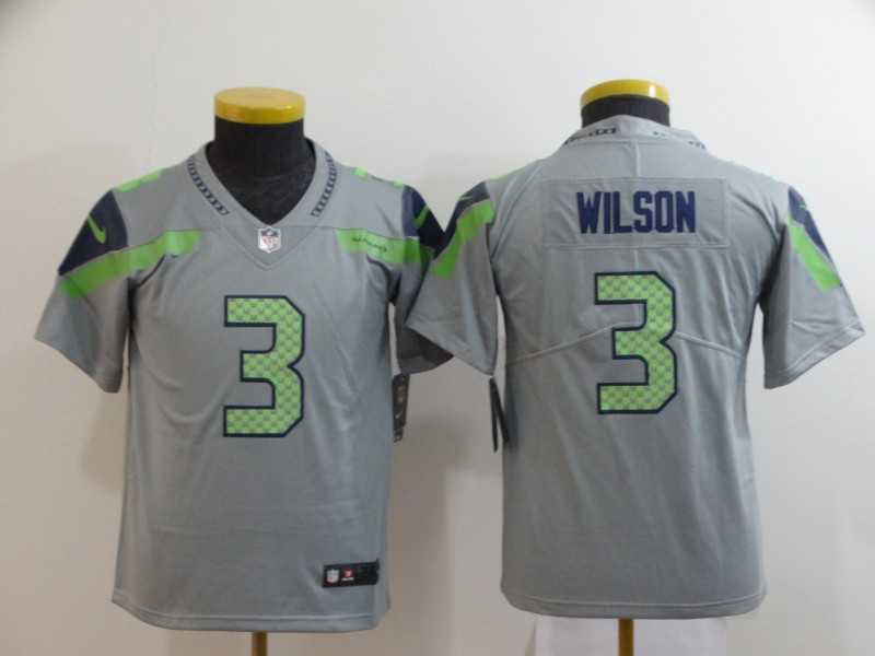 Youth Nike Seahawks 3 Russell Wilson Gray Inverted Legend Limited Jersey,We sell and wholesale Youth Nike Seahawks 3 Russell Wilson Gray Inverted Legend Limited Jersey on line form chian!